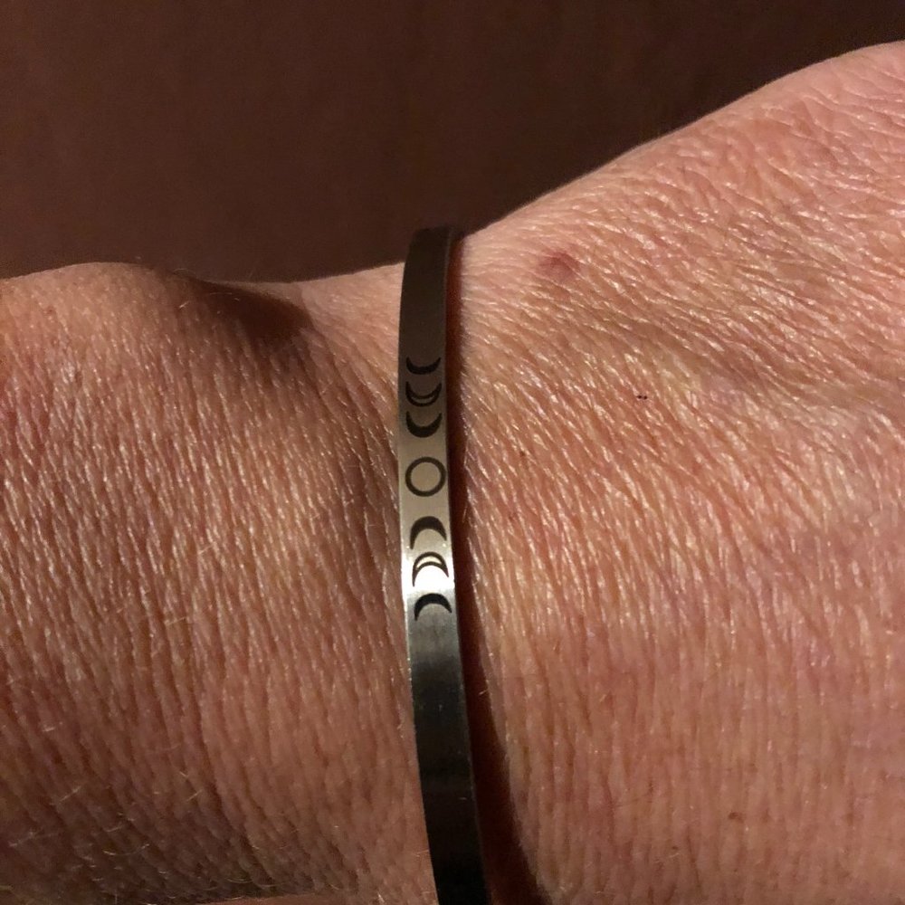 ** 3/$21 **  Moon Phase Cuff Bracelet